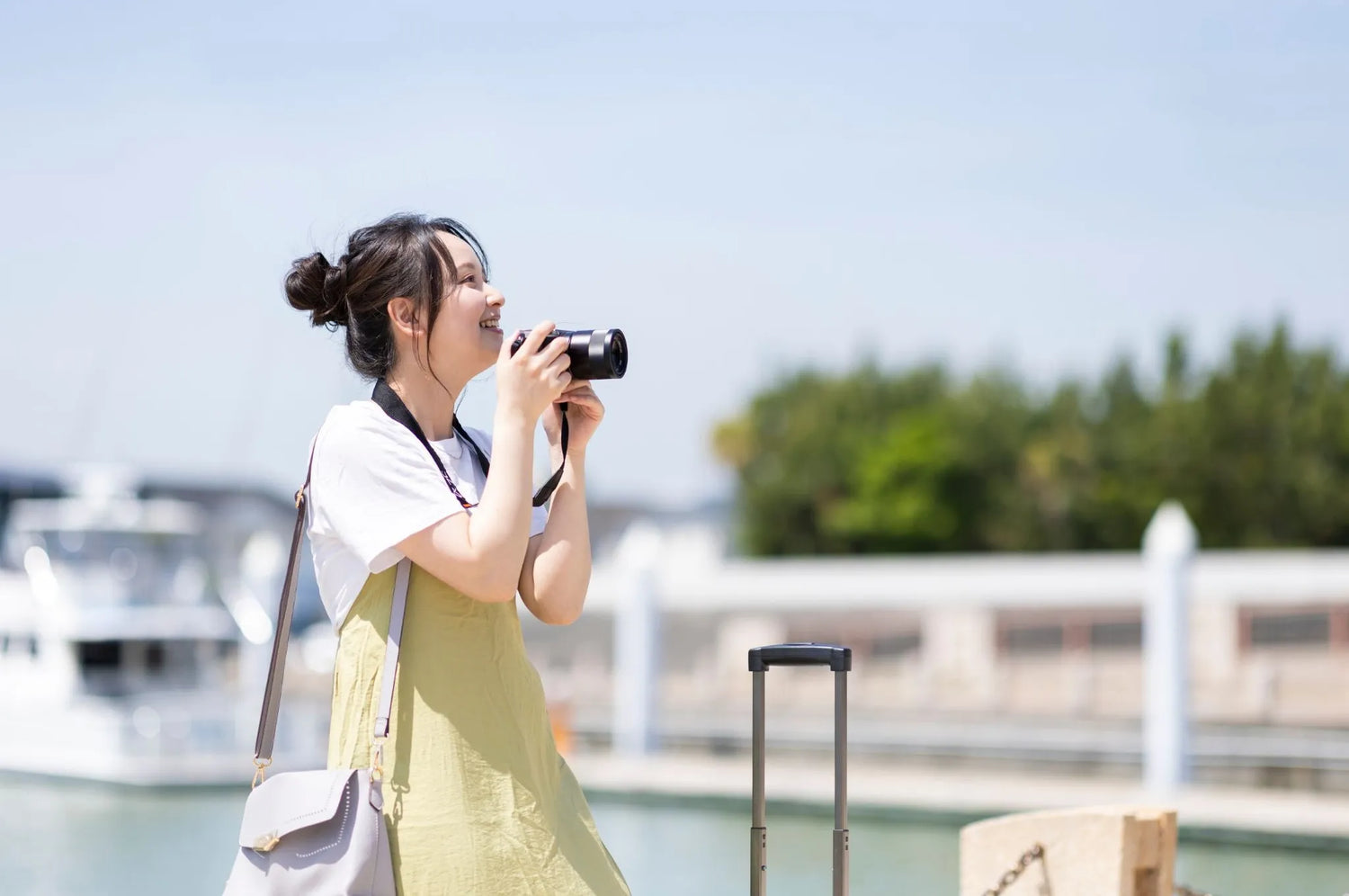 透析患者さんの旅行と食事管理のイメージ