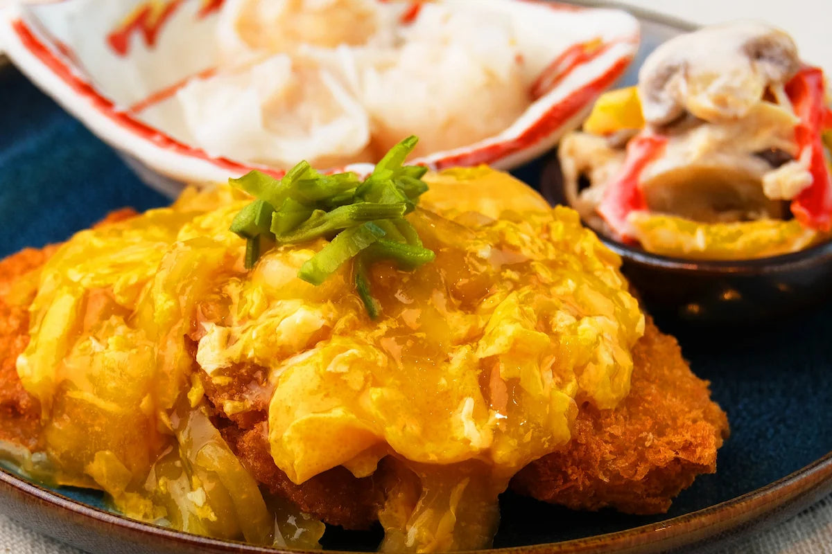 メニュー例：かつ玉子とじ